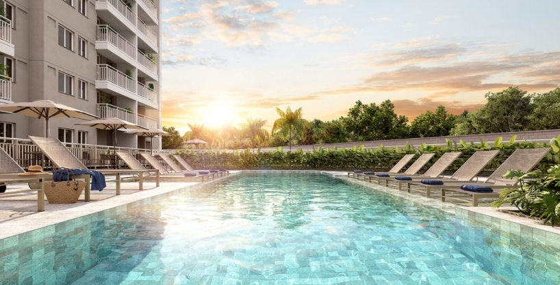 piscina do Residencial Cartola em São Cristóvão